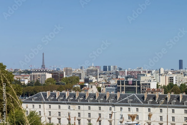 Obraz View of Paris from Saint-Cloud