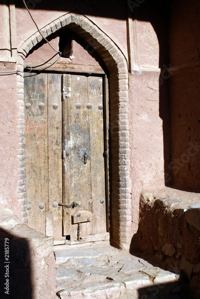 Fototapeta old door on the sun