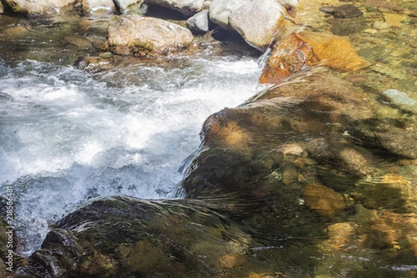 Fototapeta Mountain River Flow
