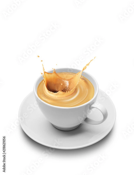 Obraz Splash in a cup