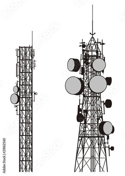 Obraz Communication Towers