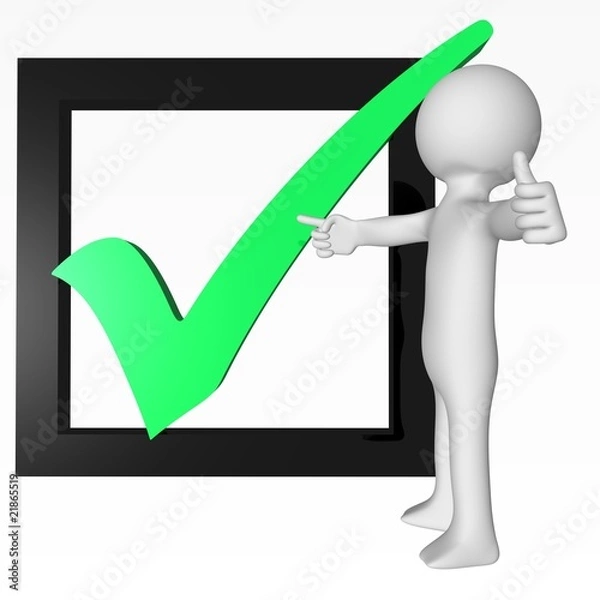 Fototapeta Feu Vert - Validation