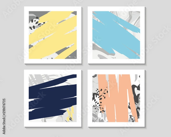 Fototapeta The abstract colorful background