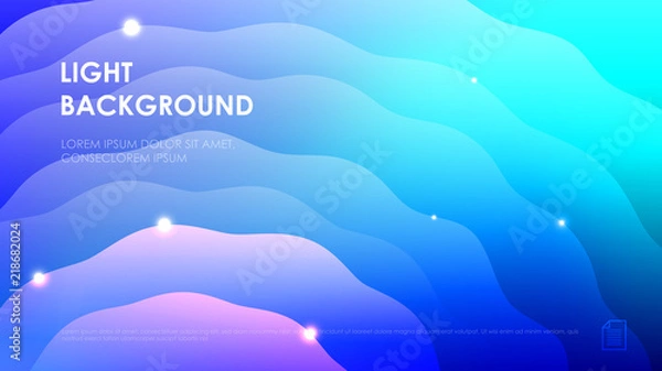 Fototapeta Glitter geometric background. Abstract gradients waves background.