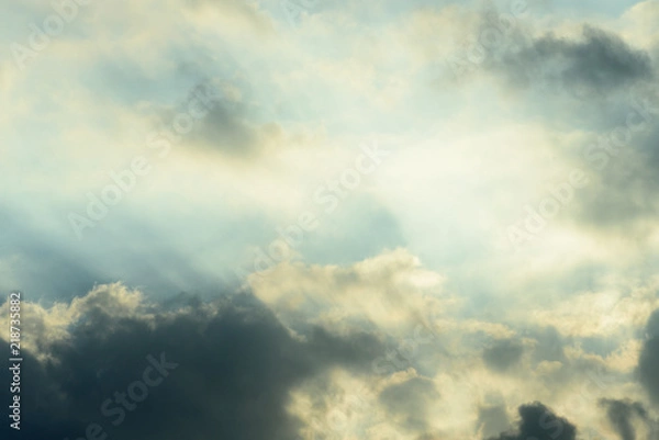 Fototapeta dramatic  clouds backgrpund texture