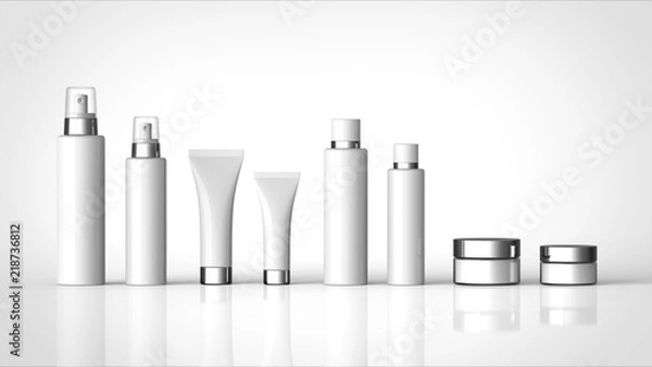 Obraz 基礎化粧品　大小セット　無地