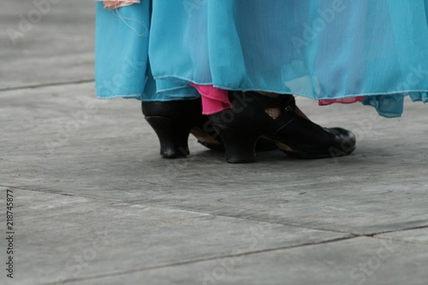 Fototapeta stopy tancerza