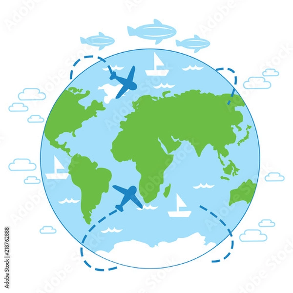 Fototapeta 世界地図