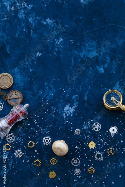 Obraz Background for menu with decorations