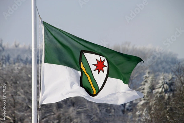Fototapeta Flagge der Gemeinde Extertal