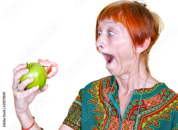 Obraz losing your false teeth