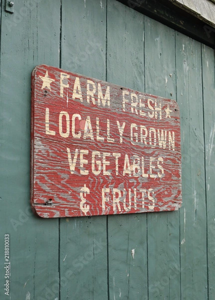 Obraz farm fresh sign