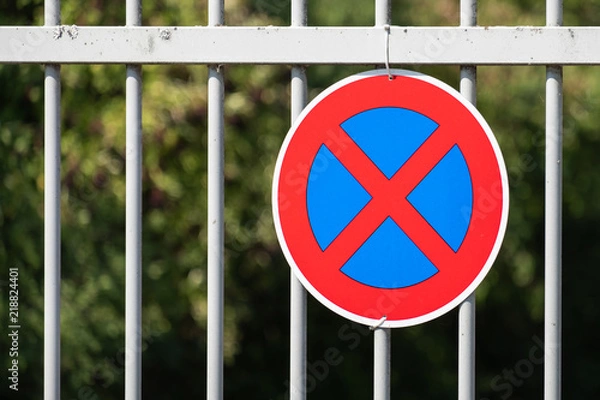 Obraz No Stopping Road Sign