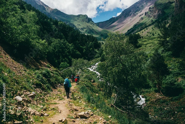 Obraz campaign to mountains