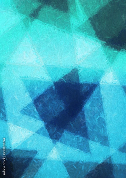 Obraz modern background paint stroke digital colorful texture art design