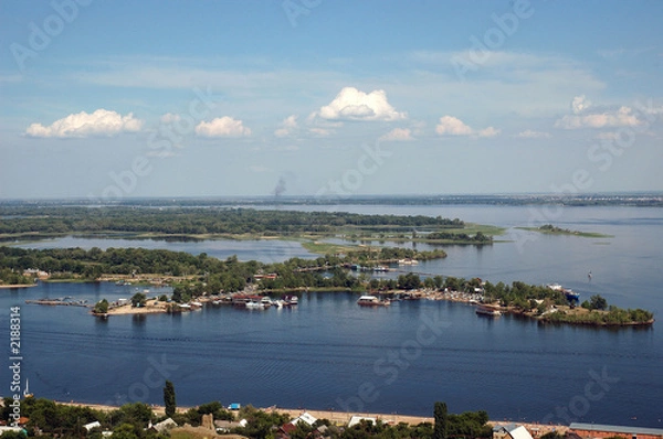 Obraz the volga open spaces.