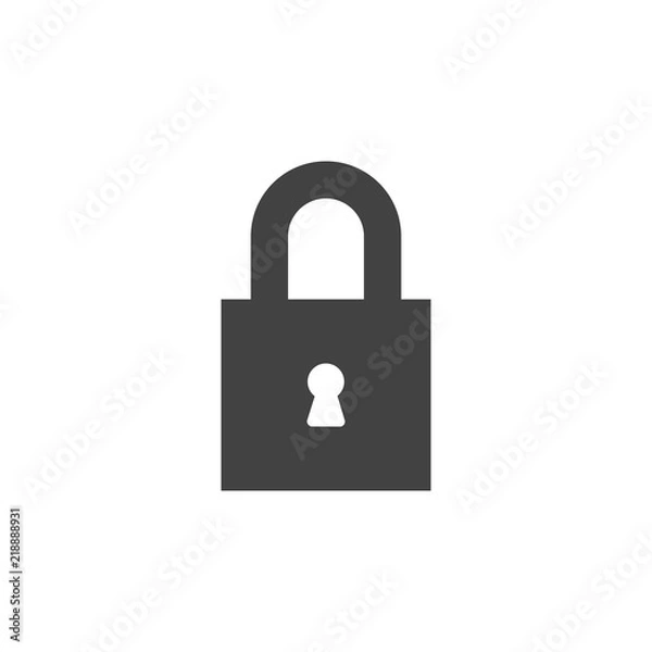 Fototapeta Padlock icon