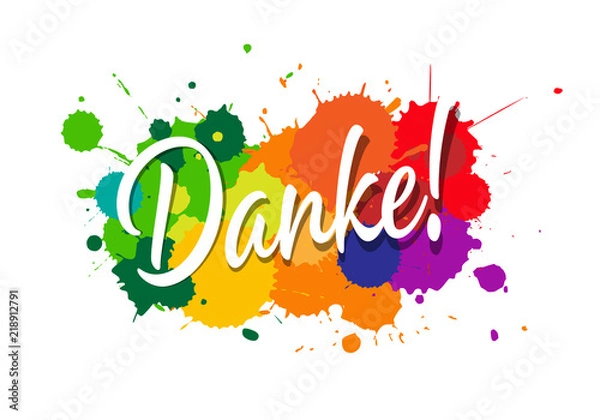 Fototapeta Danke