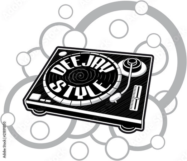 Obraz platine de DJ