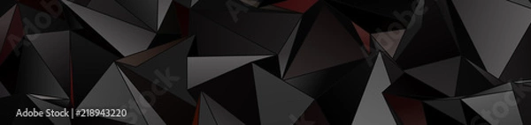 Obraz Triangular 3d, modern background