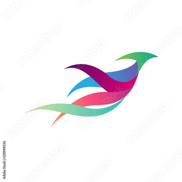 Obraz Phoenix Logo flying bird logo
