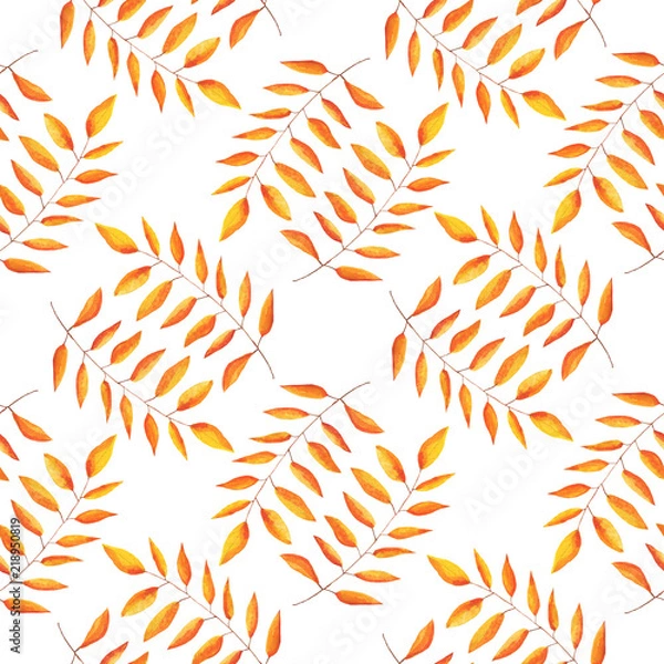 Fototapeta Autumn leaf pattern