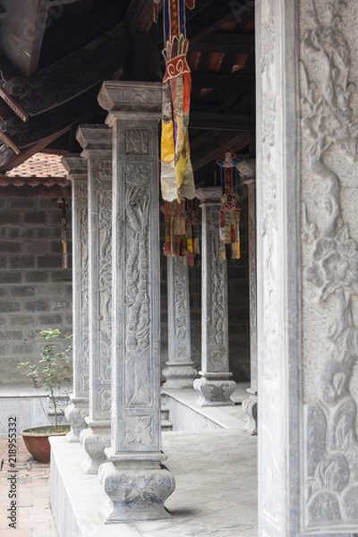 Obraz Asian stone columns