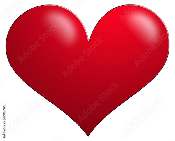 Obraz Red heart