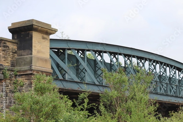 Obraz old railway bridge