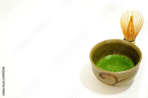 Fototapeta Matcha i Chasen