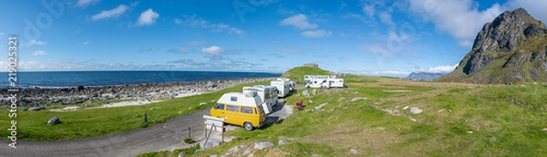 Obraz lofoten campground #1