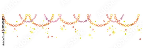 Fototapeta ガーランドのイラスト