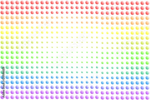 Fototapeta Colorful rainbow bumpy texture background of gradient colors and dots, used LGBT pride flag colors, symbol of LGBTQ (lesbian, gay, bisexual, transgender, and questioning). Vector illustration, EPS10.