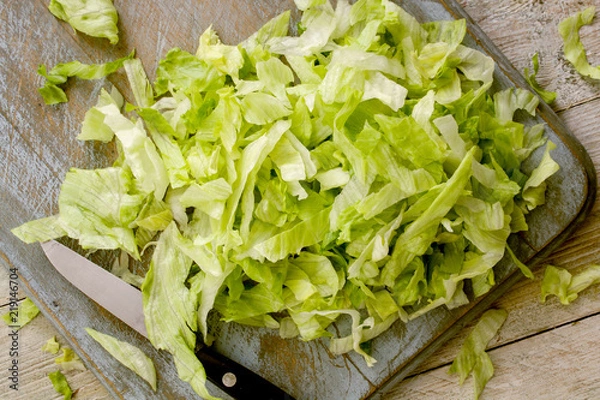 Obraz fresh salad leaves