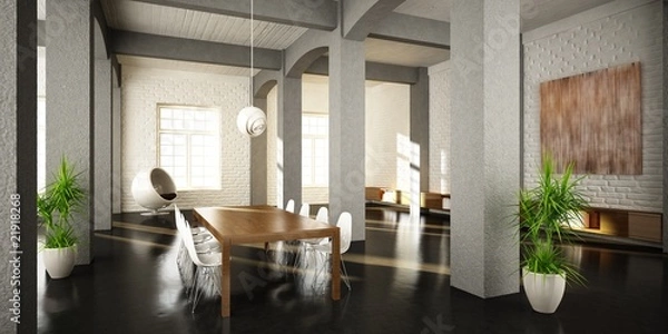 Obraz Moderner Wohnloft