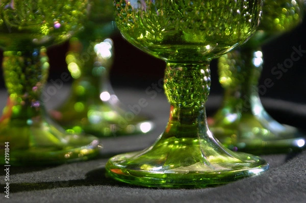 Obraz carnival glass stems