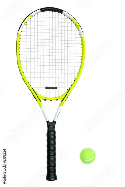 Fototapeta Rakieta tenisowa i piłka