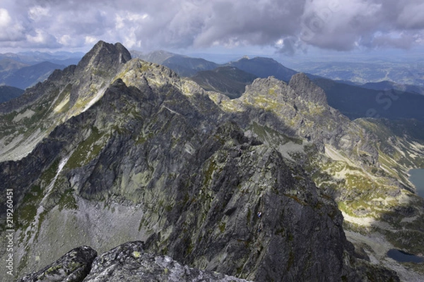 Fototapeta Orla Perć, Giewont, Kasprowy i Kościelec - Tatry