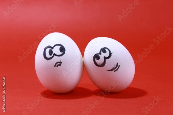 Fototapeta Talking eggs