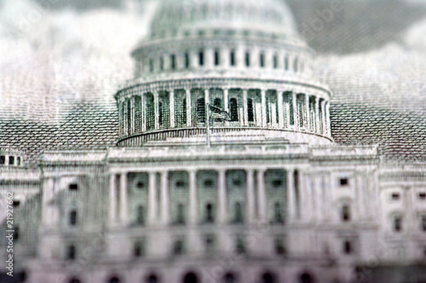 Obraz US dollars macro