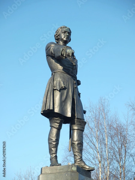 Obraz HISTORICAL MONUMENT TO TSAR PETER THE GREAT