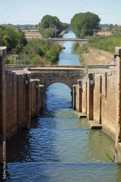 Obraz Wehr bei Fromista