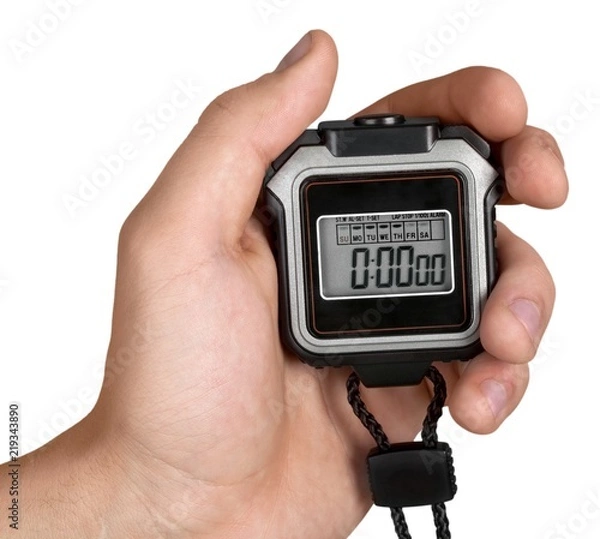 Obraz Digital Stopwatch in a Hand