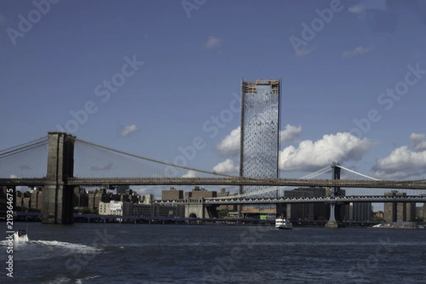 Obraz Manhattan and Brooklyn Bridges