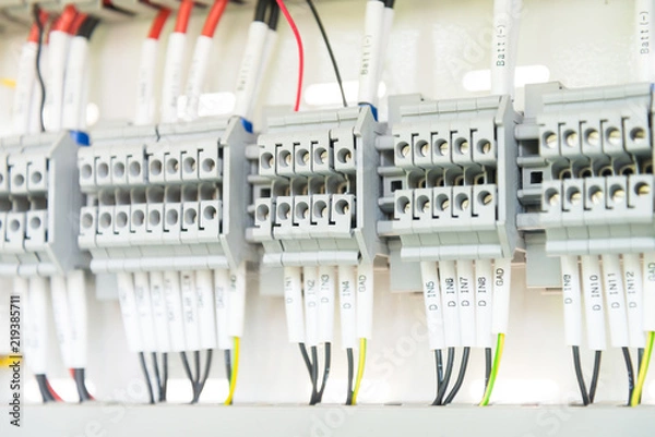 Obraz Terminal Connectors for modern machine