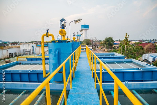 Obraz Water treatment process