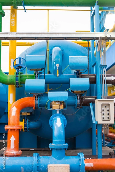 Obraz Water treatment process