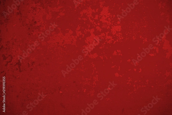 Fototapeta Abstract Red Weathered Wall Background
