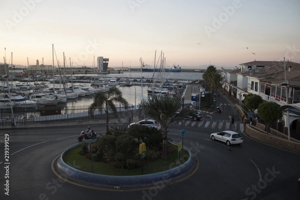 Fototapeta port of ceuta