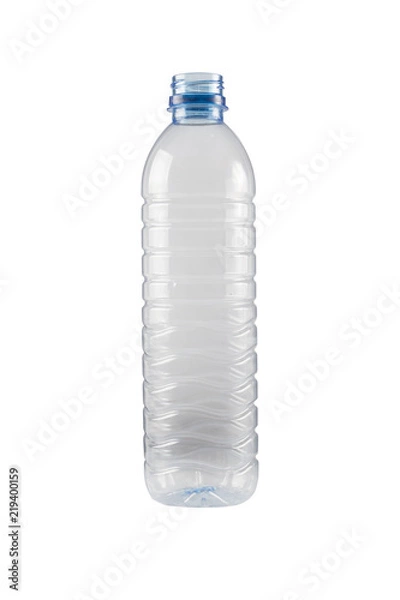 Obraz Plastic bottle with isolated on white background